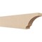 Ekena Millwork 4in. W x 8in. H x 32in. L Moab Woodgrain TimberThane Rafter Tail, Primed Tan RFTUR04X08X32MOARCPR - alternate 1